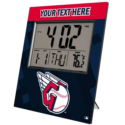 Keyscaper Cleveland Guardians Personalized Digital Desk Clock