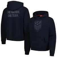 Men's Navy USMNT Tonal Oversized Raglan Pullover Hoodie