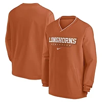 Men's Nike Texas Orange Longhorns 2024 Sideline Pullover Windshirt