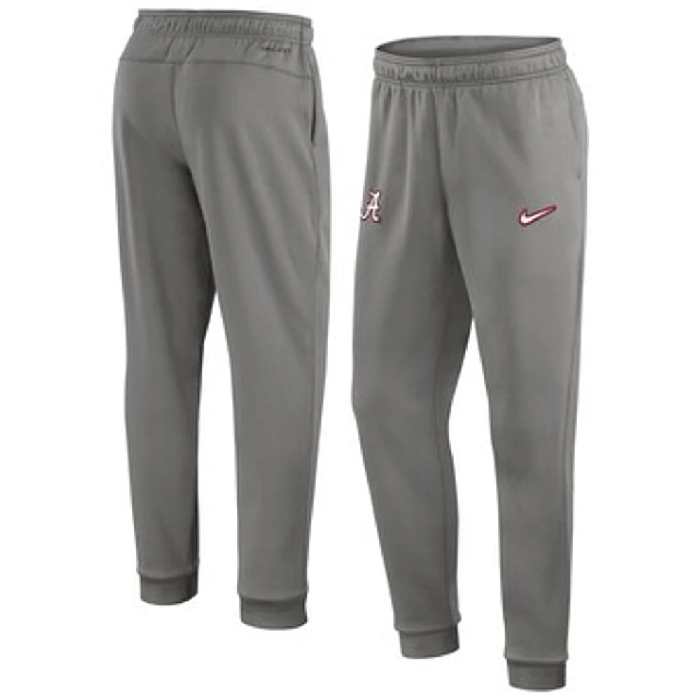 Men's Nike Gray Alabama Crimson Tide 2024 Sideline Player Performance Jogger Pants