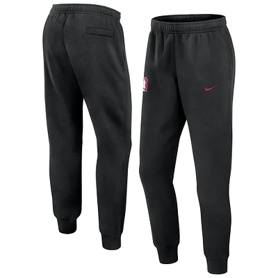 Men's Nike Black Stanford Cardinal 2024 Sideline Club Fleece Joggers