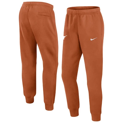 Men's Nike Texas Orange Longhorns Sideline Club Fleece Joggers