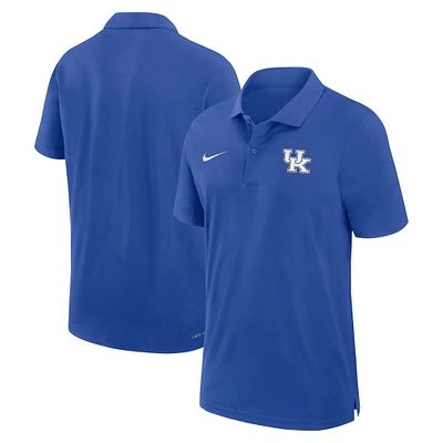 Men's Nike Royal Kentucky Wildcats Sideline Woven Performance Polo