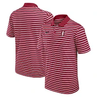 Men's Nike Cardinal/White Stanford Cardinal Primetime Victory Striped Performance Polo