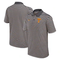 Men's Nike Anthracite/White Tennessee Volunteers Primetime Victory Striped Performance Polo