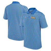 Men's Jordan Brand Blue/White UCLA Bruins Primetime Victory Striped Performance Polo