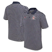 Men's Nike Navy/White Arizona Wildcats Primetime Victory Striped Performance Polo