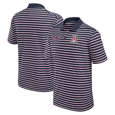 Men's Nike Navy/White Arizona Wildcats Primetime Victory Striped Performance Polo