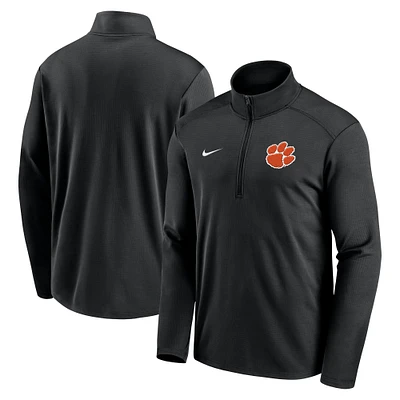 Men's Nike  Black Clemson Tigers Primetime Pacer Performance Half-Zip Top