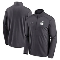 Men's Nike  Anthracite Michigan State Spartans Primetime Pacer Performance Half-Zip Top