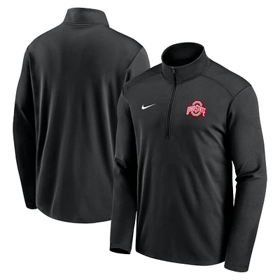 Men's Nike  Black Ohio State Buckeyes Primetime Pacer Performance Half-Zip Top