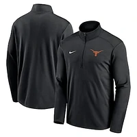 Men's Nike  Black Texas Longhorns Primetime Pacer Performance Half-Zip Top