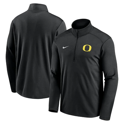 Men's Nike  Black Oregon Ducks Primetime Pacer Performance Half-Zip Top