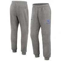 Men's Nike Heather Gray Kentucky Wildcats Primetime Club Fleece Jogger Pants