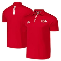 Men's adidas Red Louisville Cardinals Coaches Polo