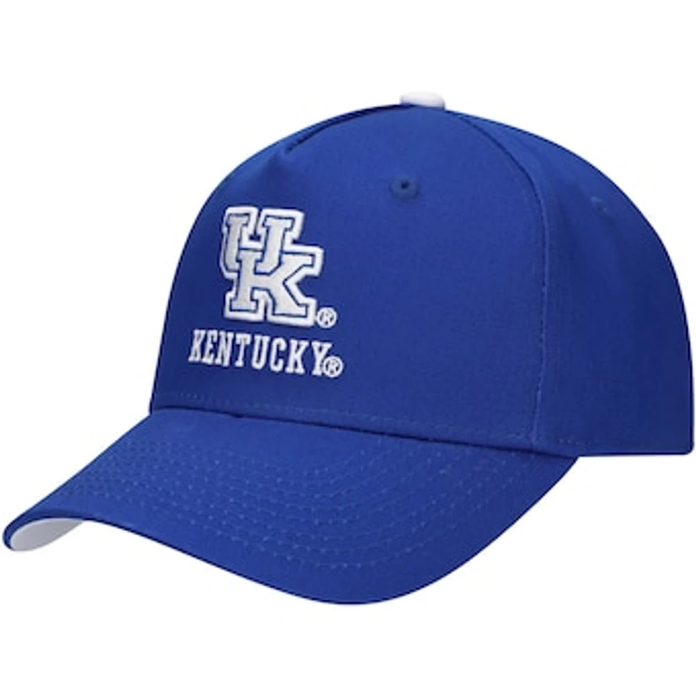 Youth Fanatics Royal Kentucky Wildcats Logo Adjustable Hat