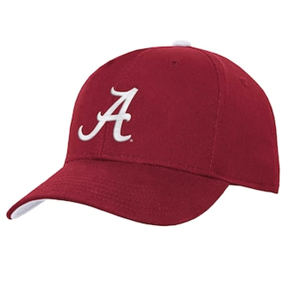 Youth Fanatics Crimson Alabama Crimson Tide Logo Adjustable Hat