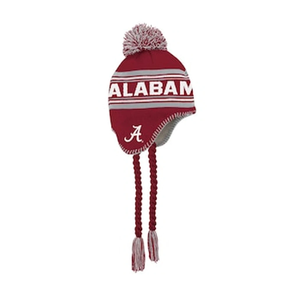 Toddler Fanatics Crimson Alabama Crimson Tide Tassel Knit Hat with Pom