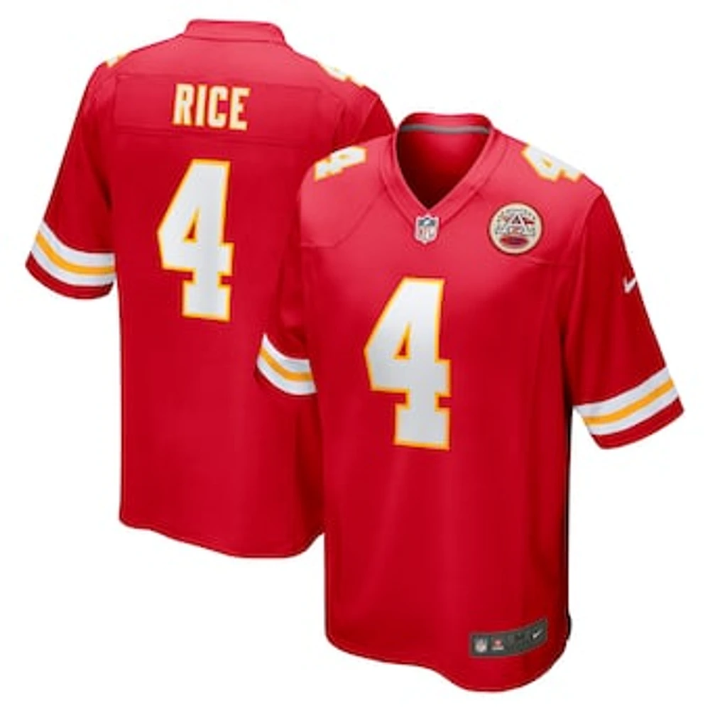 Men's Nike Rashee Rice Kansas City Chiefs Game Jersey