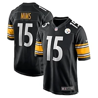 Men's Nike Denzel Mims  Black Pittsburgh Steelers Game Jersey