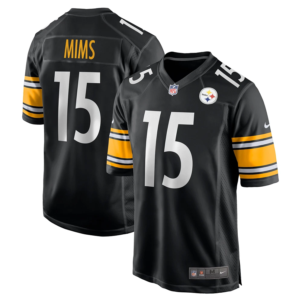 Men's Nike Denzel Mims  Black Pittsburgh Steelers Game Jersey