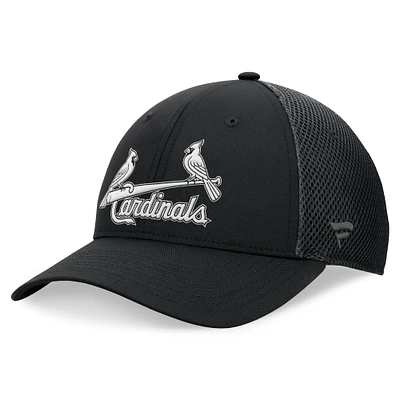 Men's Fanatics Black St. Louis Cardinals Spacer Mesh Flex Hat