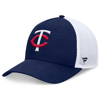 Men's Fanatics Navy Minnesota Twins Fundamental A-Frame Adjustable Hat