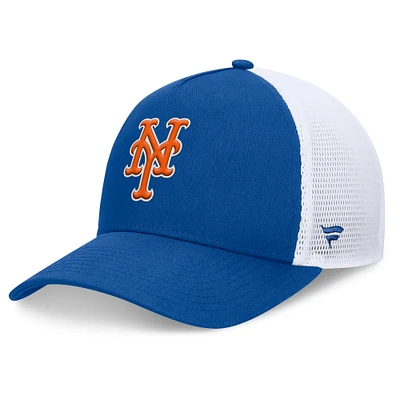 Men's Fanatics Royal New York Mets Fundamental A-Frame Adjustable Hat