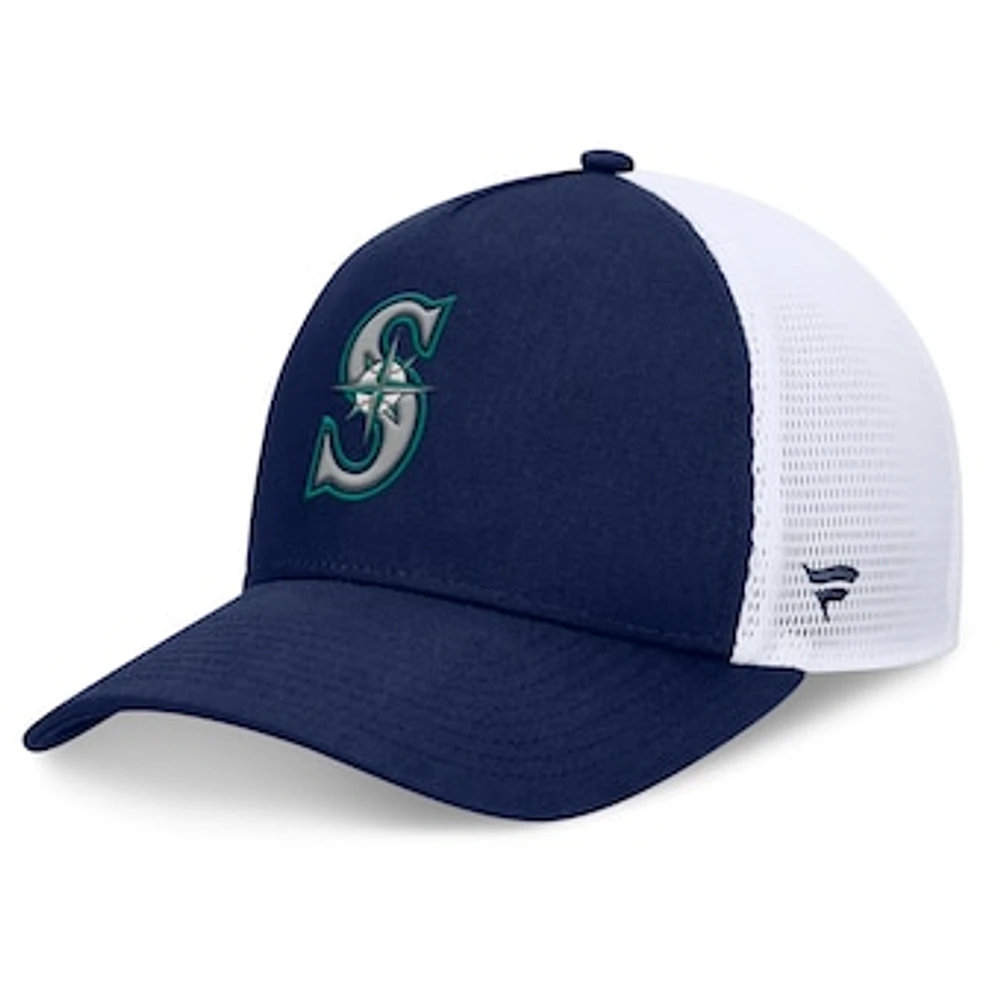 Men's Fanatics Navy Seattle Mariners Fundamental A-Frame Adjustable Hat