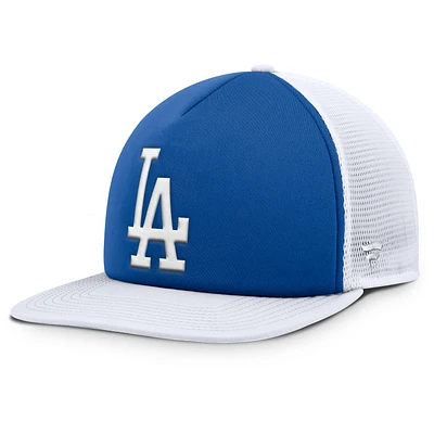 Men's Fanatics Royal/White Los Angeles Dodgers Fundamental Foam Front Snapback Hat