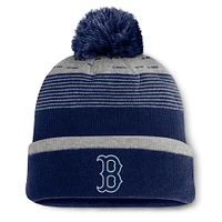 Men's Fanatics  Navy Boston Red Sox Fundamental Gradient Cuffed Knit Hat with Pom