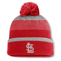 Men's Fanatics  Red St. Louis Cardinals Fundamental Gradient Cuffed Knit Hat with Pom