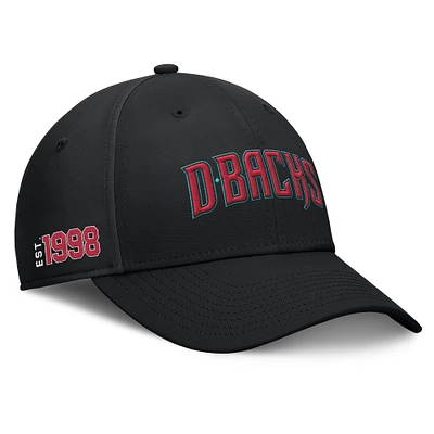 Men's Fanatics Black Arizona Diamondbacks Fundamental Tag Flex Hat