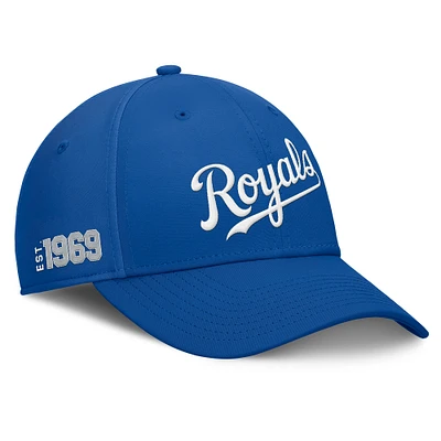 Men's Fanatics Royal Kansas City Royals Fundamental Tag Flex Hat