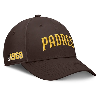 Men's Fanatics Brown San Diego Padres Fundamental Tag Flex Hat