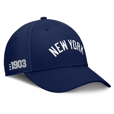 Men's Fanatics Navy New York Yankees Fundamental Tag Flex Hat