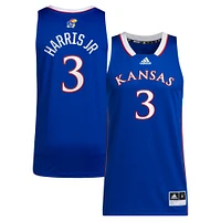 Unisex adidas Dajuan Harris Jr Royal Kansas Jayhawks NIL Basketball Replica Player Jersey