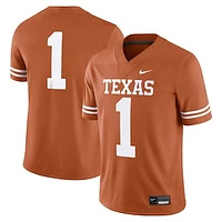 Men's Nike #1 Texas Orange Longhorns Game Jersey