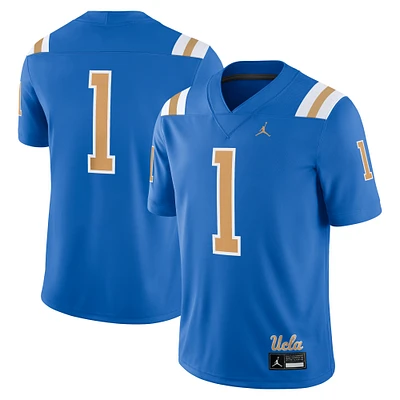 Men's Jordan Brand #1 Blue UCLA Bruins Game Jersey