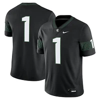 Men's Nike Black Michigan State Spartans Alternate Game Jersey