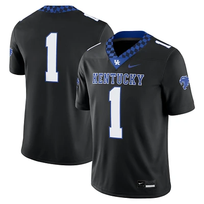 Men's Nike #1 Black Kentucky Wildcats Alternate Game Jersey