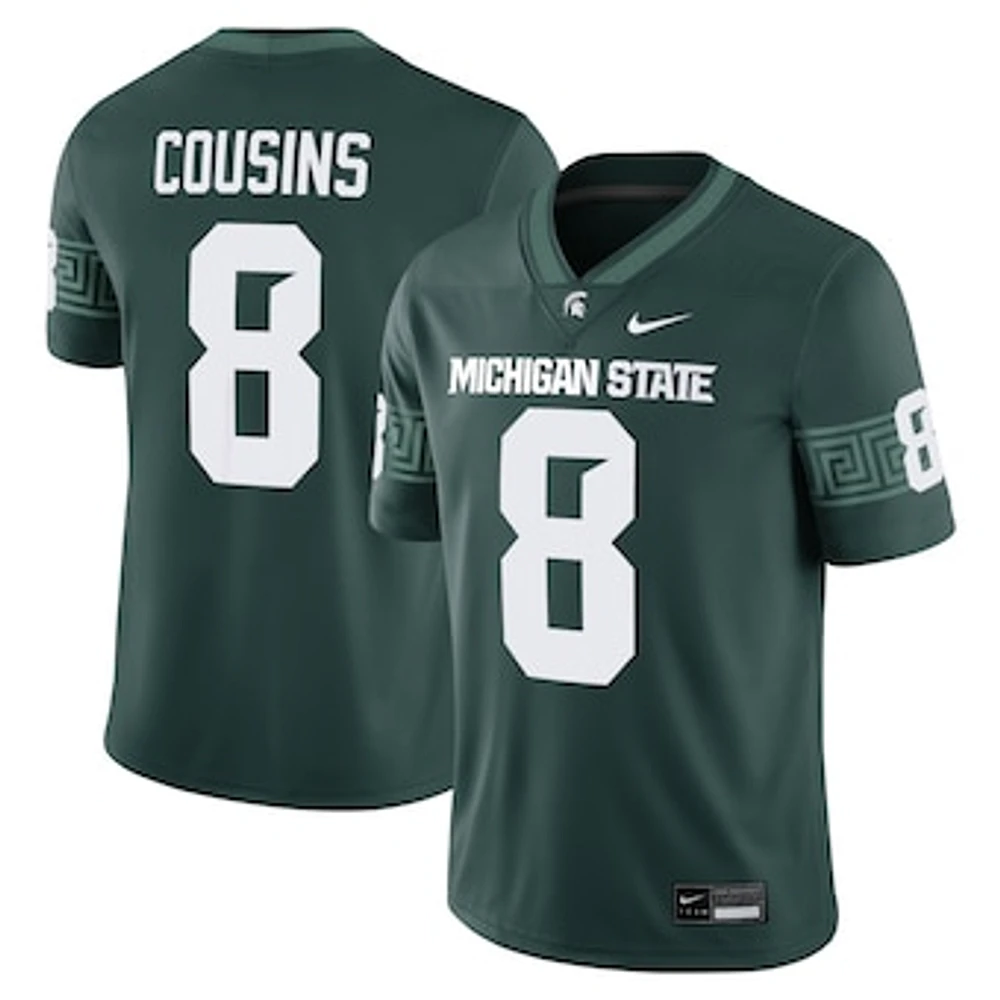 Men's Nike Kirk Cousins Green Michigan State Spartans Alumni Game Jersey