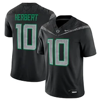 Men's Nike Justin Herbert Black Oregon Ducks Alumni Game Jersey