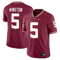 Men's Nike Jameis Winston Garnet Florida State Seminoles Alumni Game Jersey