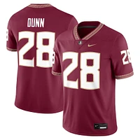 Men's Nike Warrick Dunn Garnet Florida State Seminoles Alumni Game Jersey