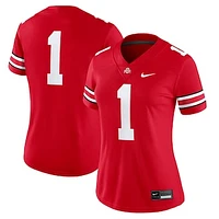 Women's Nike #1 Scarlet Ohio State Buckeyes Game Jersey