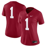 Women's Nike #1 Crimson Alabama Tide Game Jersey