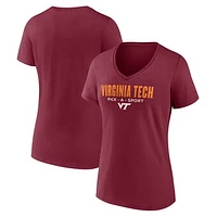 Women's Maroon Virginia Tech Hokies Authentic Pick-A-Sport V-Neck T-Shirt