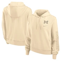 Women's Nike Tan Michigan Wolverines One Performance Pullover Hoodie