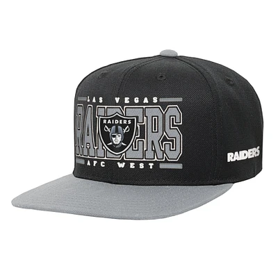 Youth Black Las Vegas Raiders Retro Deadstock Snapback Hat